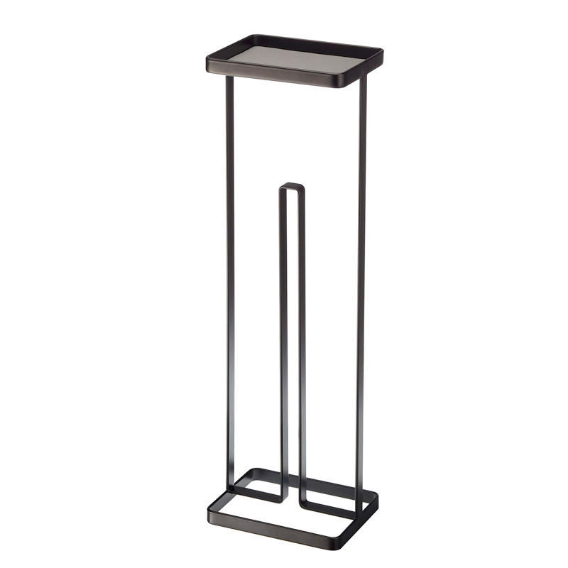 TOILETTENPAPIERHALTER - Schwarz, Basics, Metall (16/12/52cm)