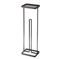 TOILETTENPAPIERHALTER - Schwarz, Basics, Metall (16/12/52cm)