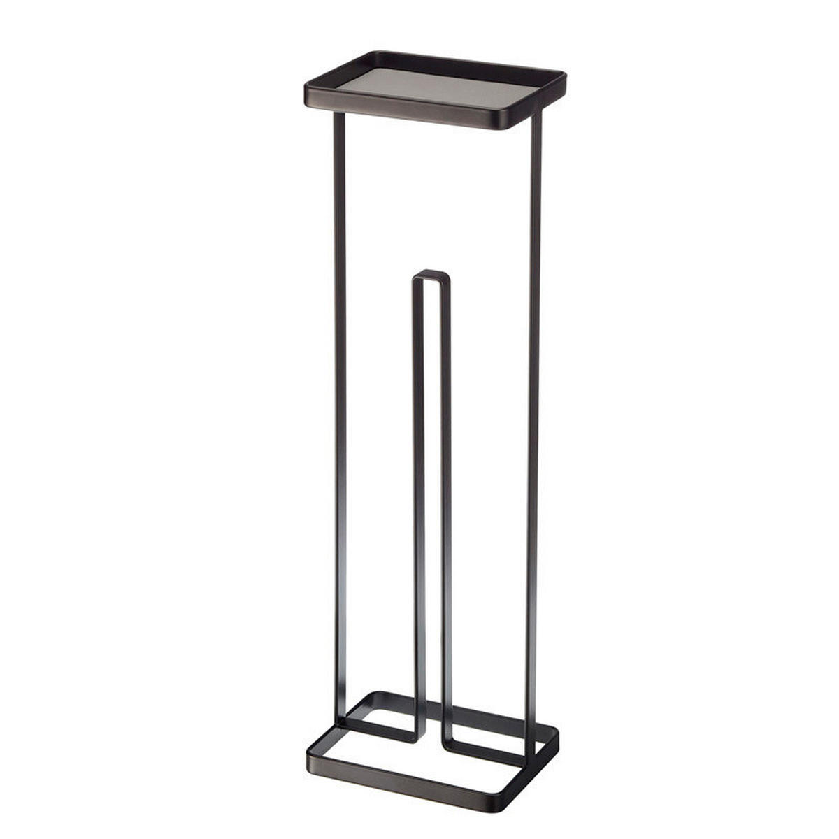 TOILETTENPAPIERHALTER - Schwarz, Basics, Metall (16/12/52cm)