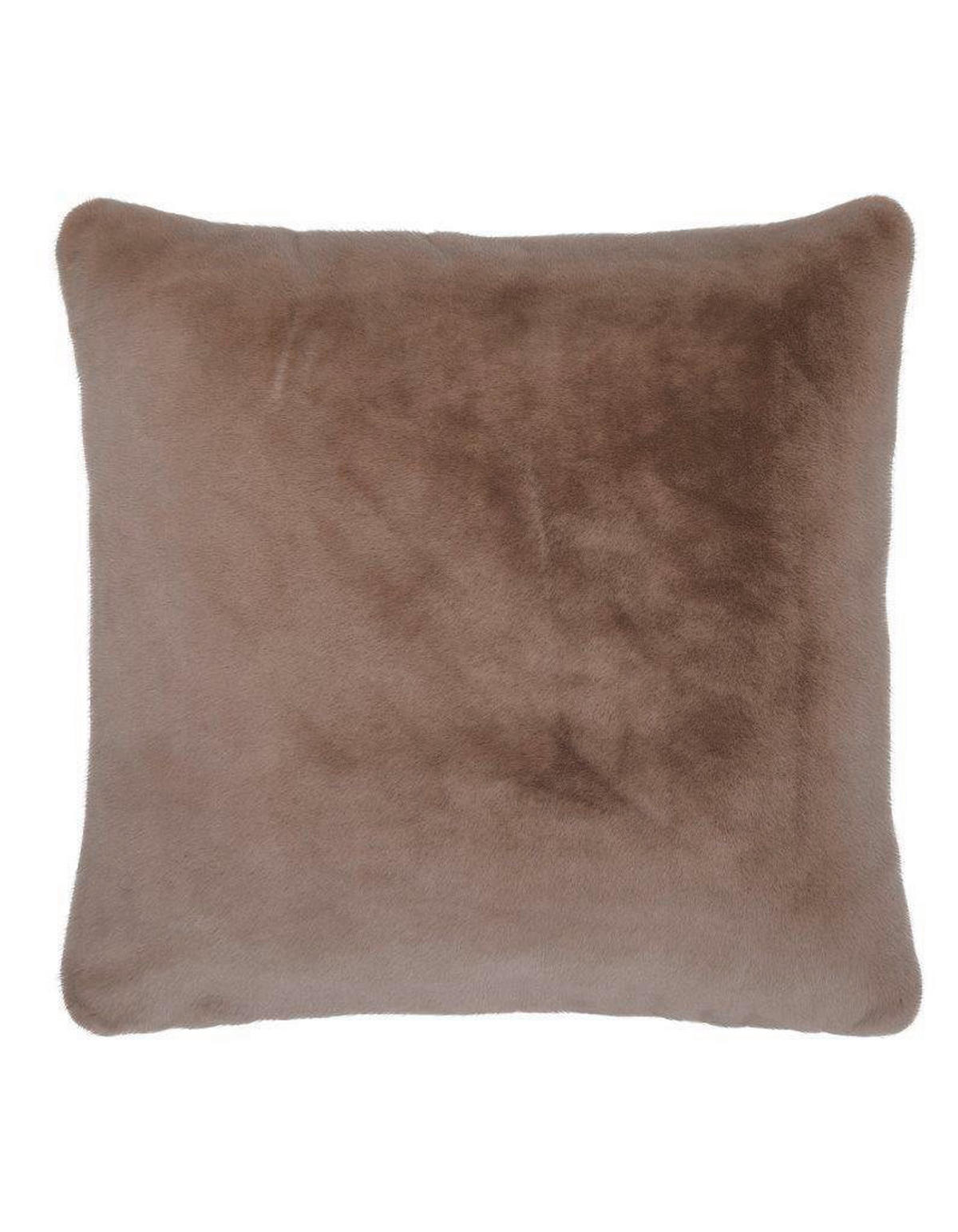 FELLKISSEN 50/50 cm  - Taupe, KONVENTIONELL, Fell/Textil (50/50cm) - Essenza