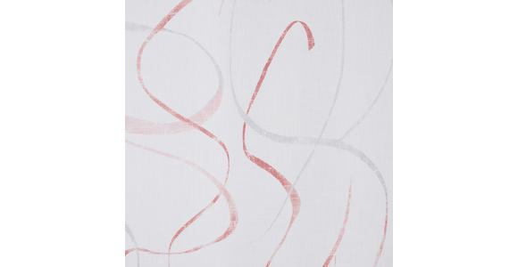 ÖSENVORHANG halbtransparent  - Rot/Grau, KONVENTIONELL, Textil (140/245cm) - Esposa