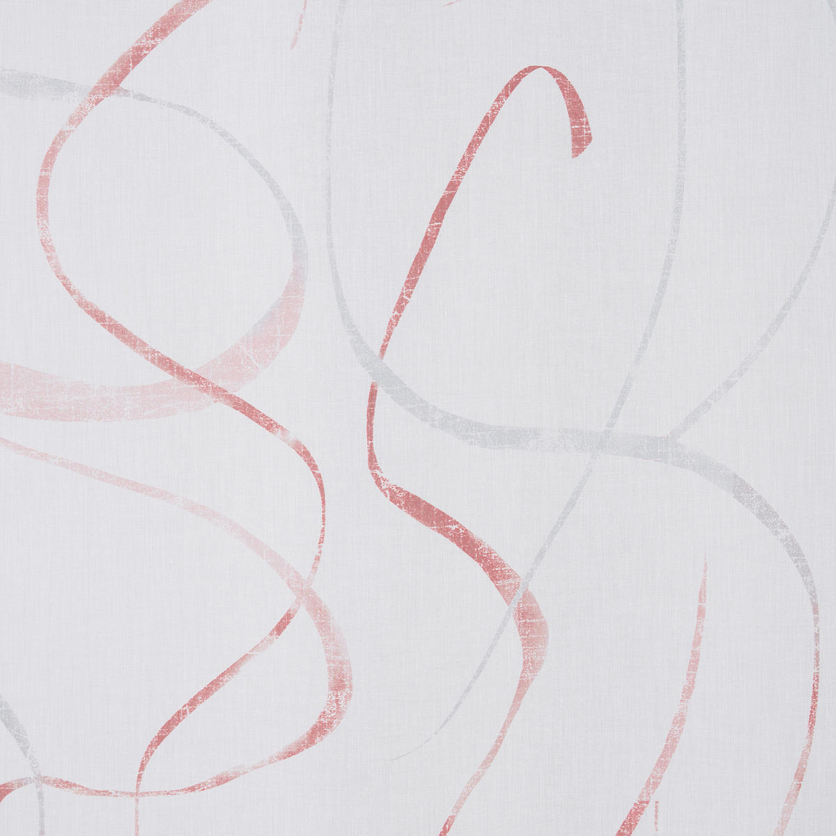 ZÁVĚS S OČKY, poloprůhledné, 140/245 cm - šedá/červená, Konvenční, textil (140/245cm) - Esposa