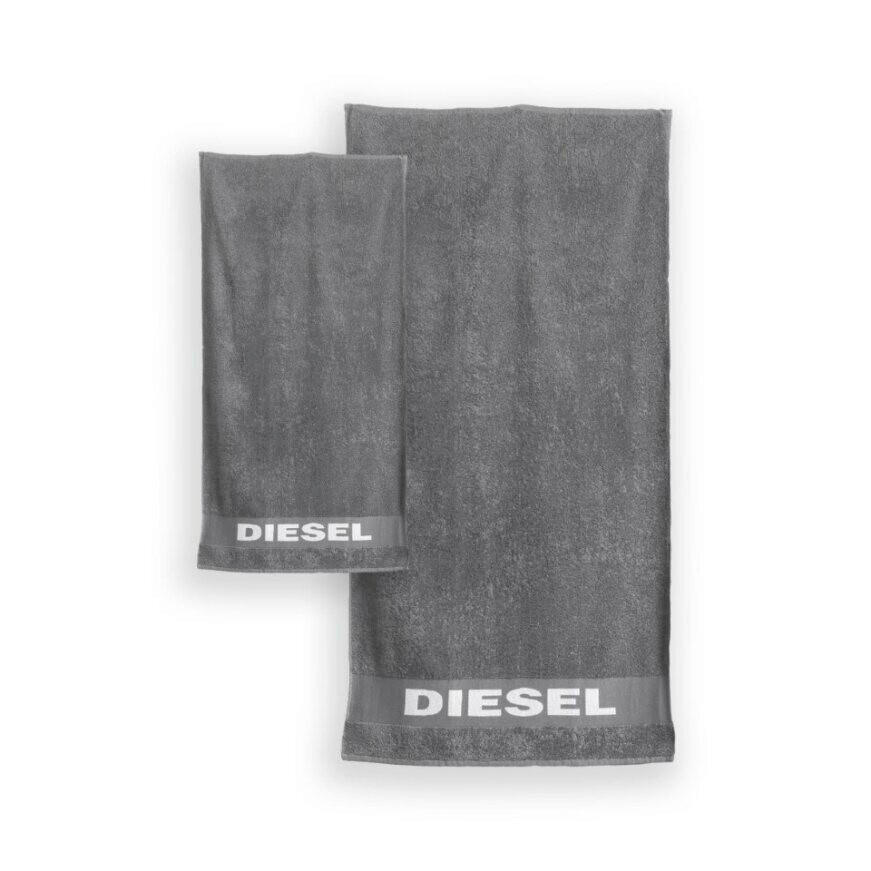 FROTTIERSET SPORT LOGO Grau 2-teilig  - Grau, Basics, Textil - Diesel