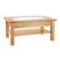 COUCHTISCH Kernbuche vollmassiv rechteckig Buchefarben - Buchefarben, Design, Glas/Holz (110/45/70cm) - LINEA NATURA