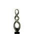 SKULPTUR - Schwarz/Grau, Glas (39cm) - LEONARDO