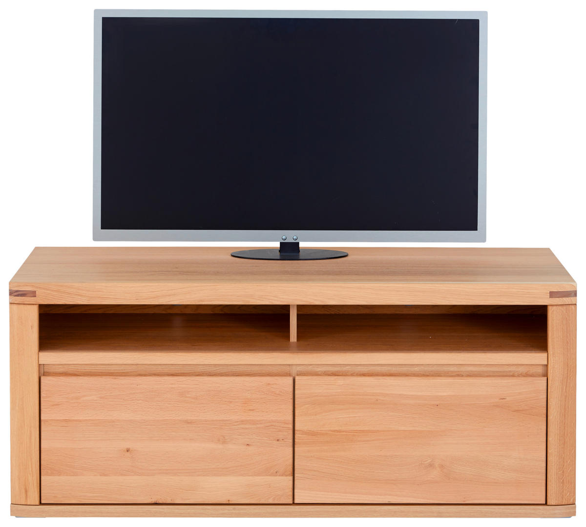 LOWBOARD  in 134/57/50 cm  - Kernbuche/Grau, KONVENTIONELL, Holz/Holzwerkstoff (134/57/50cm) - Voleo