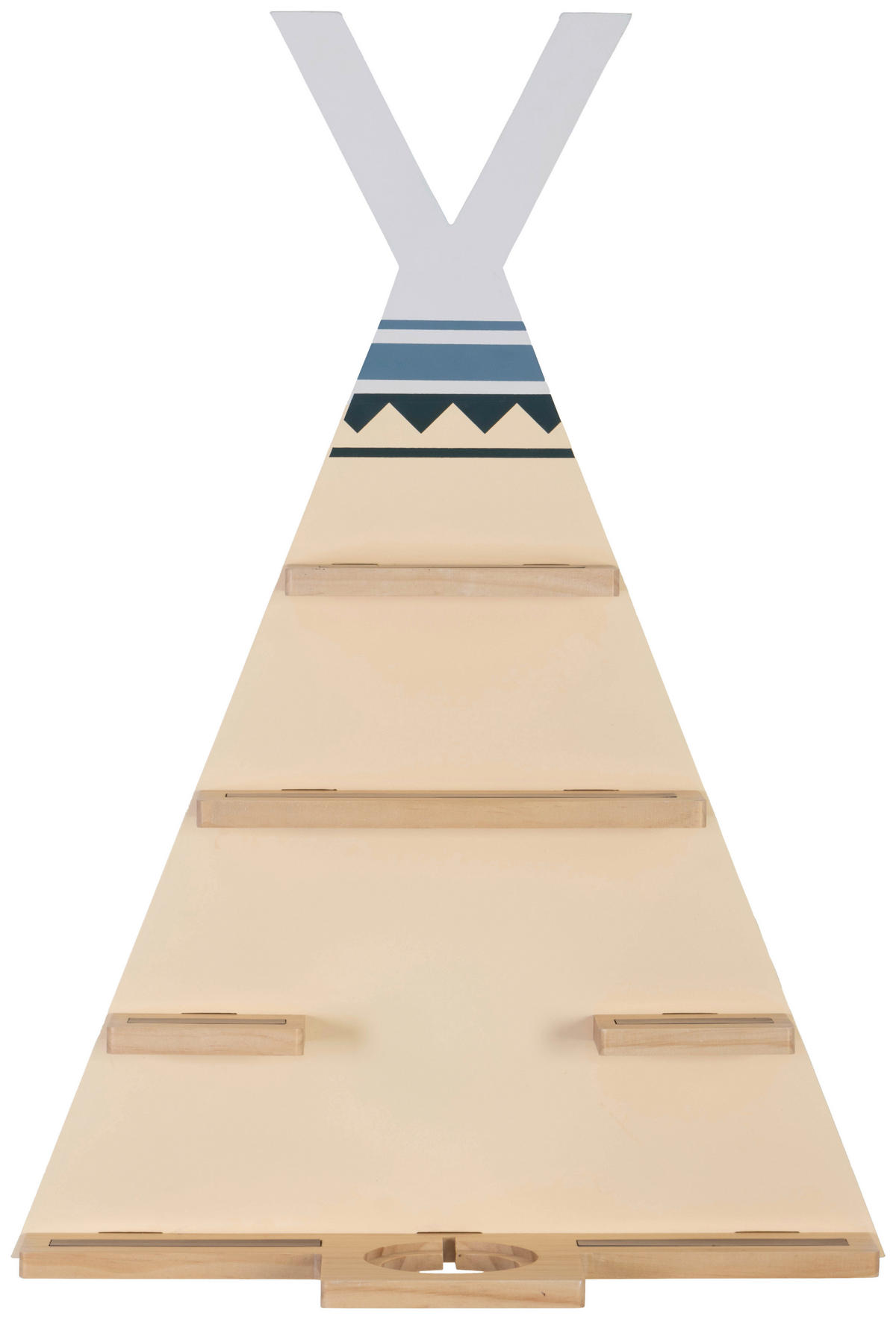 WANDREGAL  - Beige/Naturfarben, MODERN, Holz/Holzwerkstoff - Ben'n'jen