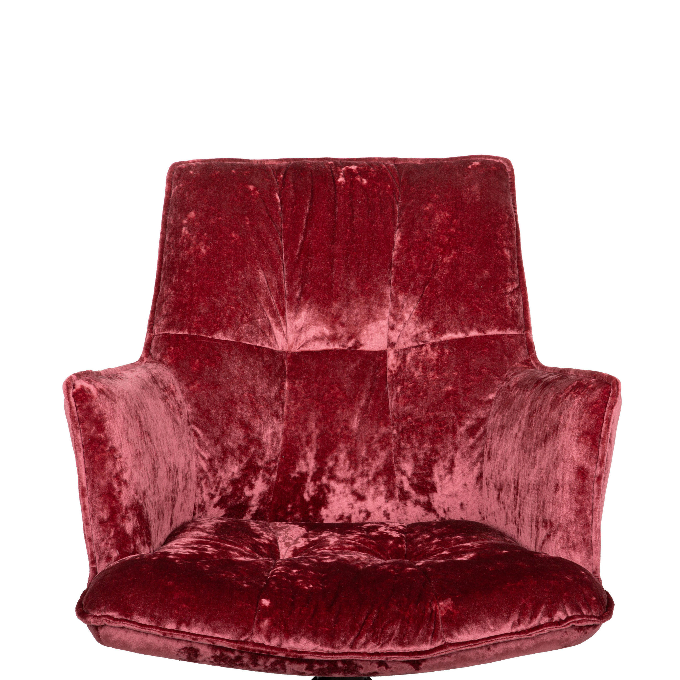 ARMLEHNSTUHL  in Eisen Samt  - Beere/Schwarz, Design, Textil/Metall (59/89,5/63cm) - Novel