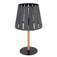 TISCHLEUCHTE 25/45 cm   - Schwarz, Design, Metall (25/45cm) - Globo