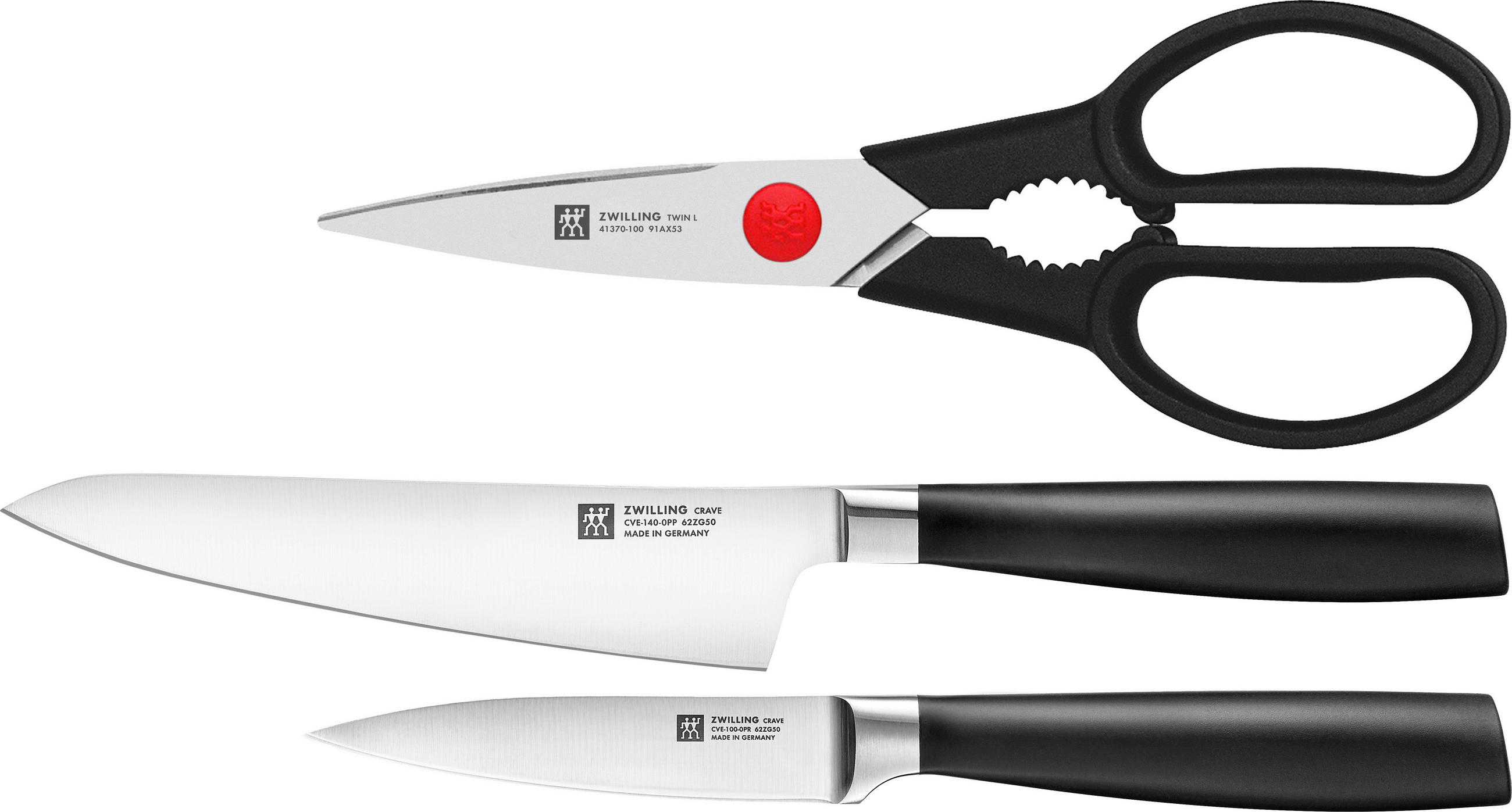 Zwilling Messerset Crave Schwarz