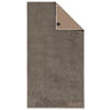 DUSCHTUCH Contour Doubleface  - Taupe/Dunkelgrau, Basics, Textil - Joop!