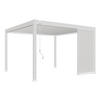 PERGOLA-SEITENTEIL 123/235/10 cm   - Weiß, Basics, Metall (123/235/10cm) - Gardenson