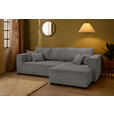 ECKSOFA Mokka Cord  - Braun/Mokka, KONVENTIONELL, Holz/Textil (230/190cm) - Carryhome