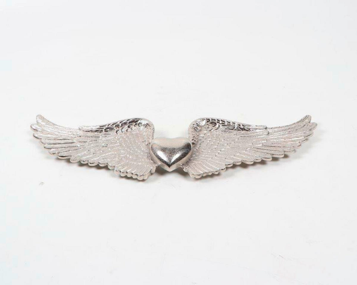 DEKORACE NA ZEĎ 50/16,5/4,5 cm  - barvy niklu, Design, kov (50/16,5/4,5cm) - Ambia Home