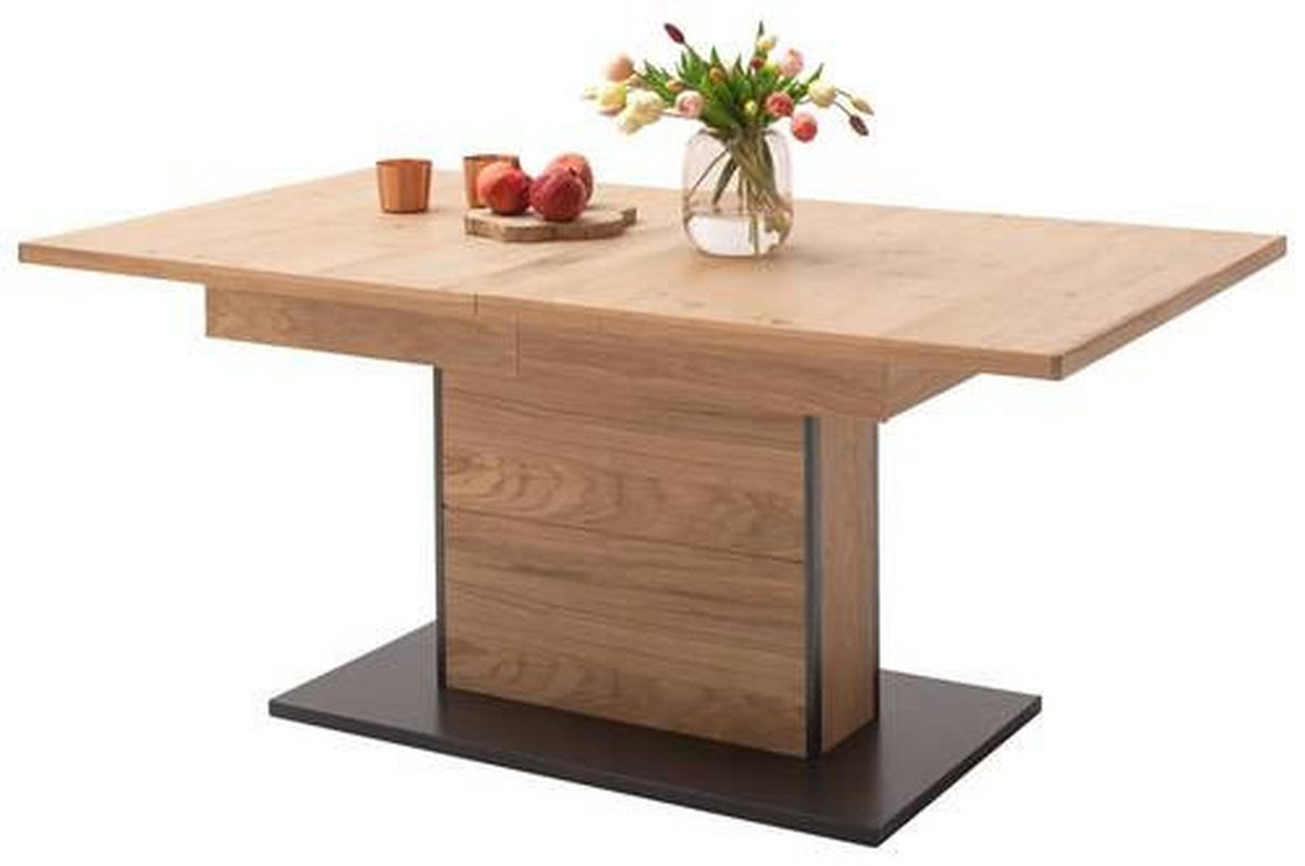 ESSTISCH in Metall, Holzwerkstoff 180/100/77 cm  - Eichefarben/Anthrazit, Konventionell, Holzwerkstoff/Metall (180/100/77cm) - Landscape