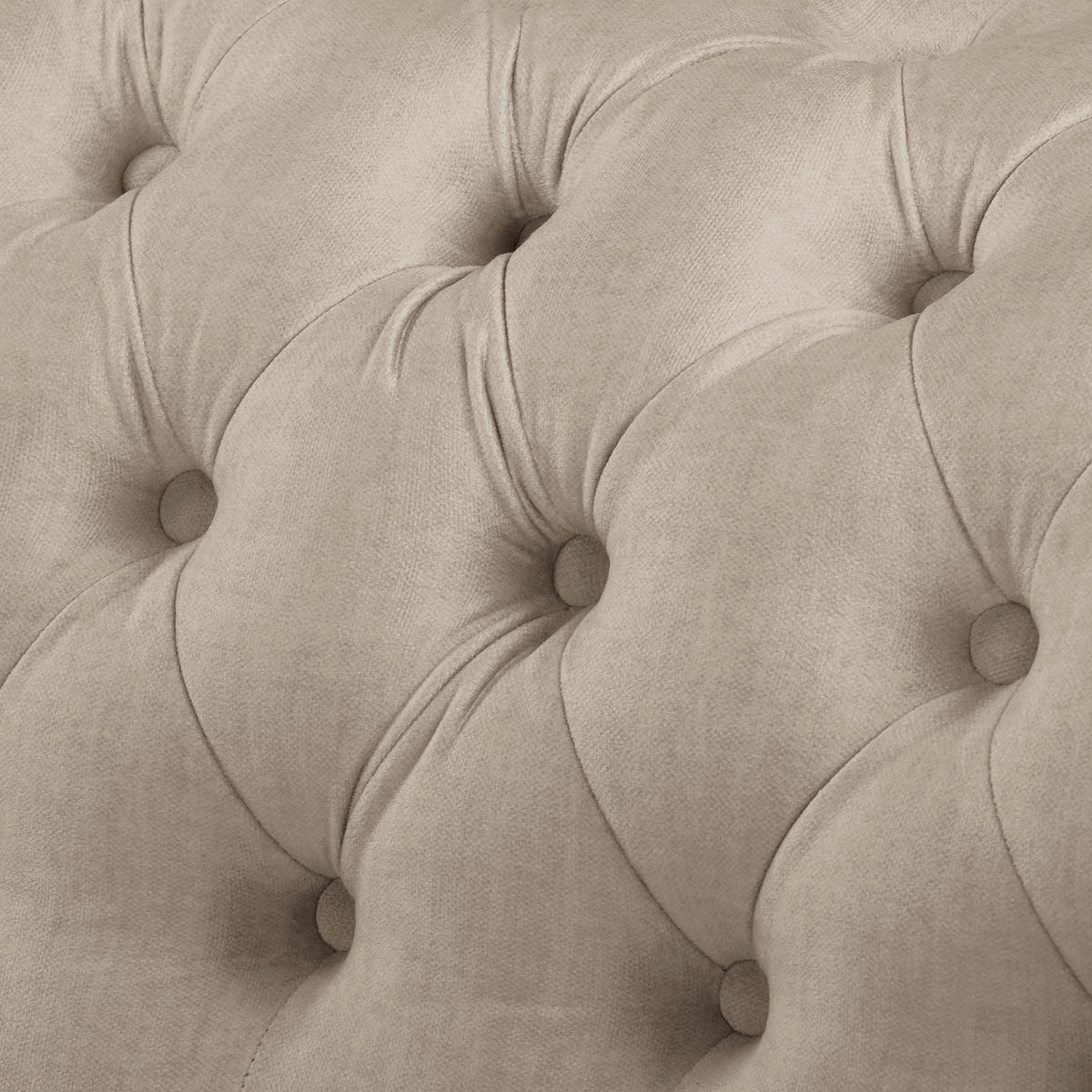 2-SITZER-SOFA Laura in Mikrofaser Taupe  - Taupe/Braun, Design, Holz/Textil (190/75/91cm) - P & B
