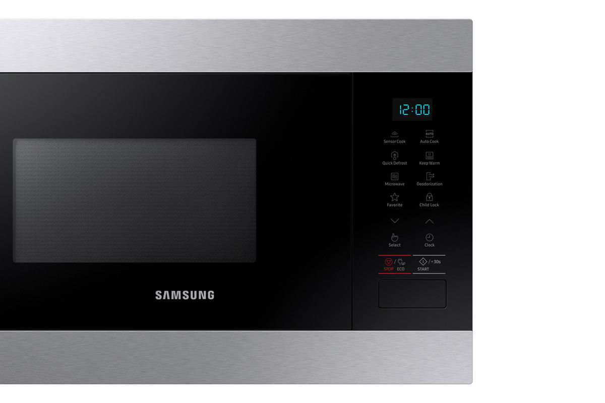 EINBAUMIKROWELLE MS22M8074AT/EG  - Edelstahlfarben/Schwarz, Basics, Glas/Keramik (59,5/38/32cm) - Samsung