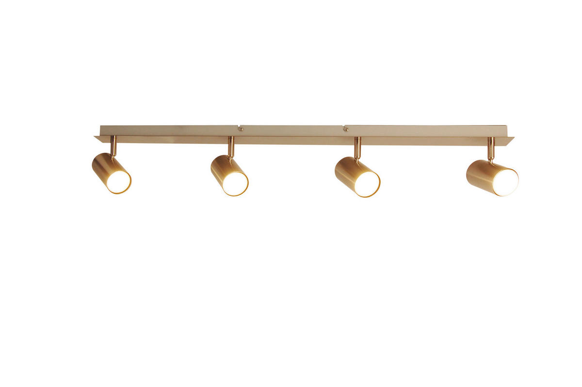 DECKENLEUCHTE    85/15/10,5 cm  - Nickelfarben, Trend, Metall (85/15/10,5cm) - Novel