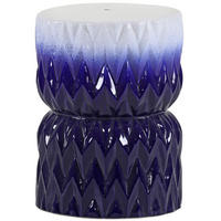 KISASZTAL kerámia   - sötétkék/fehér, Design, kerámia (34/45/34cm) - Landscape