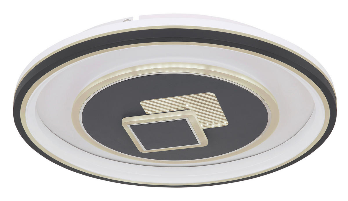 STROPNA LED-SVETILKA   //2700-6000 K/230 V/ - bela/barve grafita, Design, kovina/umetna masa (50/7cm) - Globo