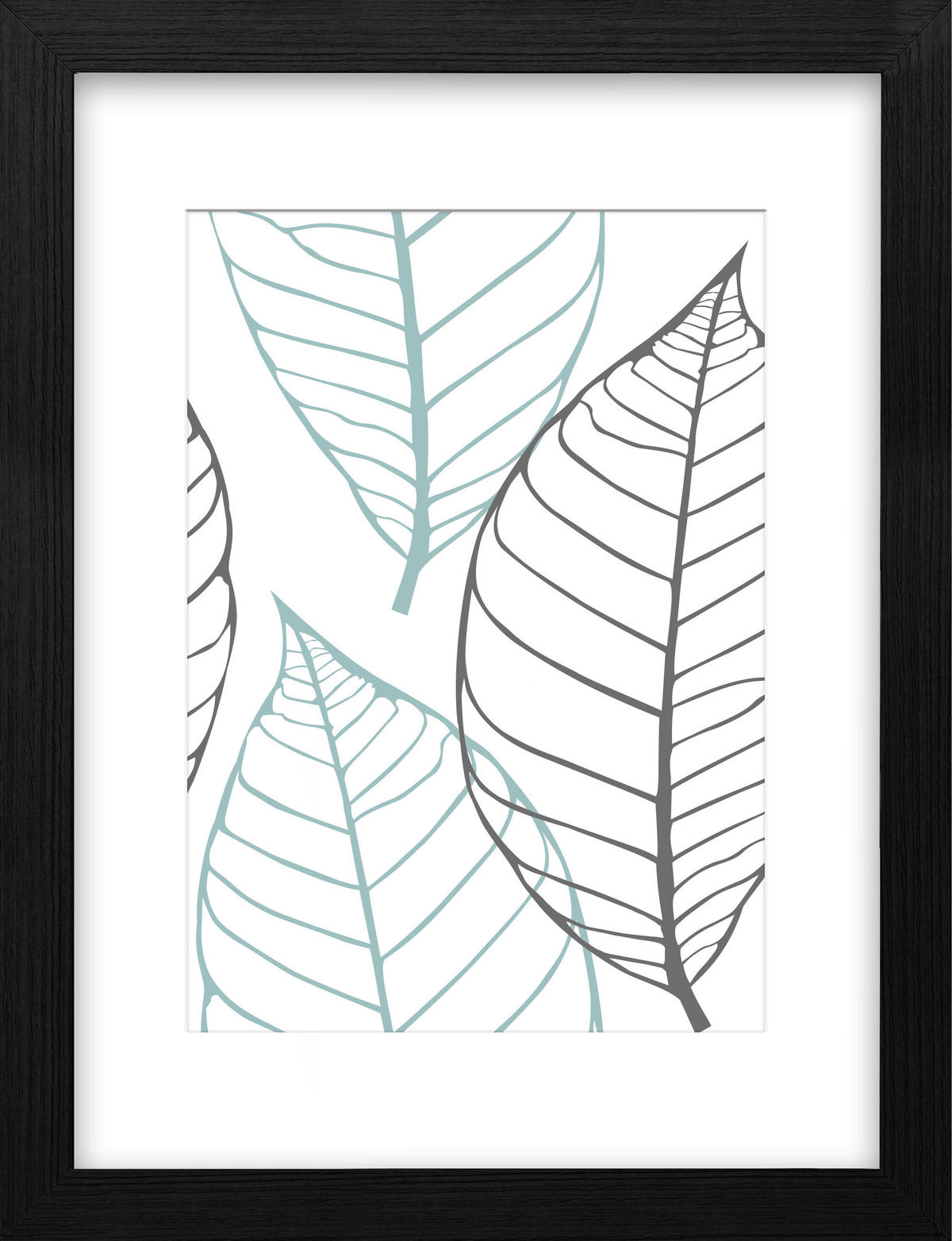 BILDERRAHMEN 20/26/3 cm  - Schwarz, Basics, Glas/Holz (20/26/3cm)