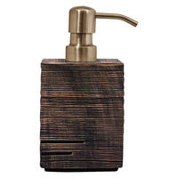 SEIFENSPENDER  - Braun, Basics, Kunststoff/Metall (8/16/8cm) - Sadena