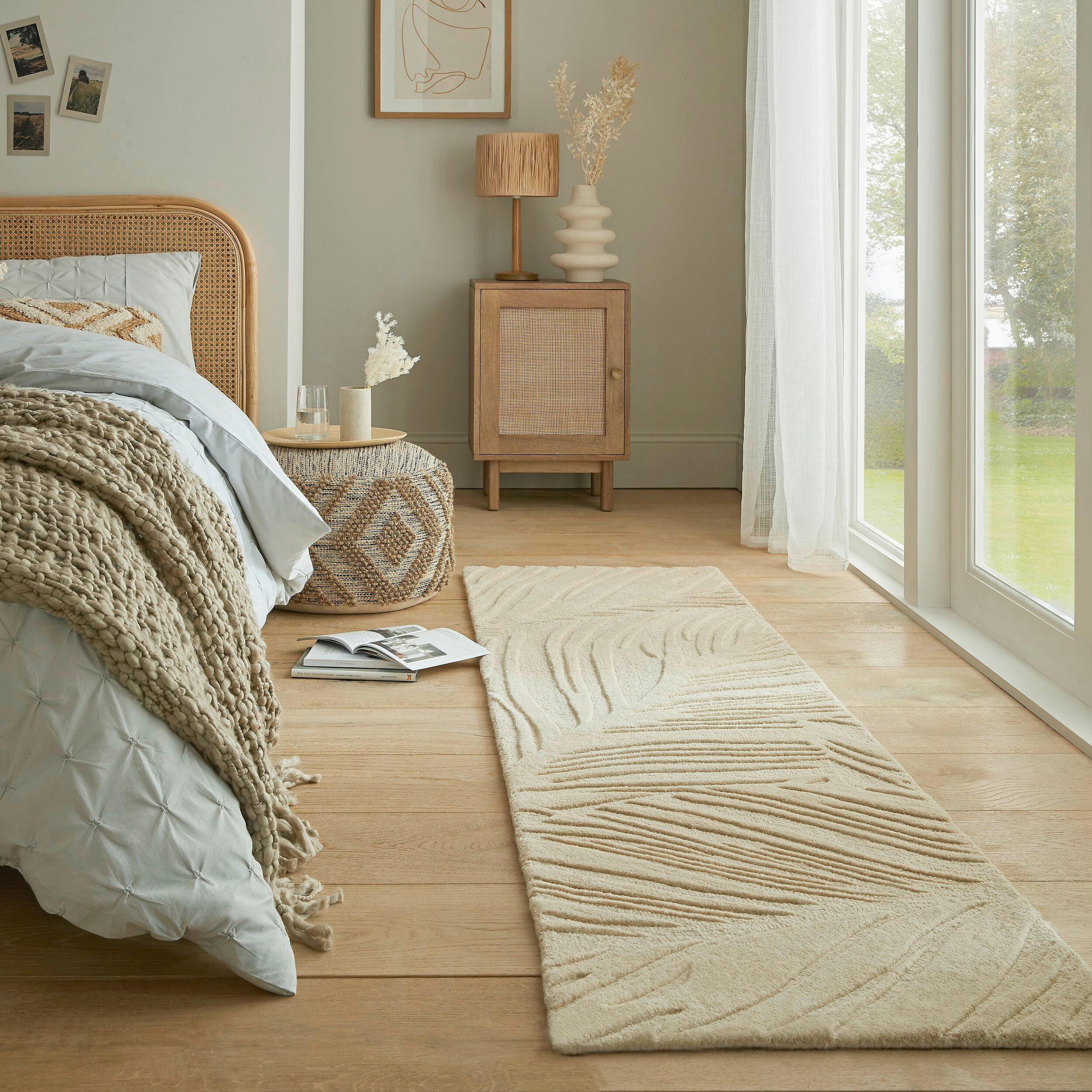 WOLLTEPPICH 60/230 cm Solace Beige  - Beige, Basics, Textil (60/230cm) - Xora