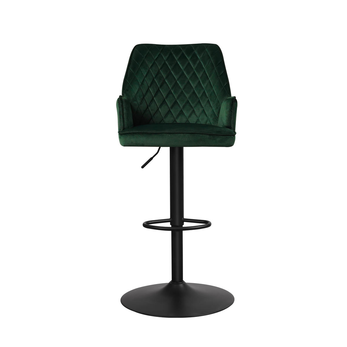 BARHOCKER-SET in Grün  - Schwarz/Grün, MODERN, Textil/Metall (54/100/58cm) - MID.YOU