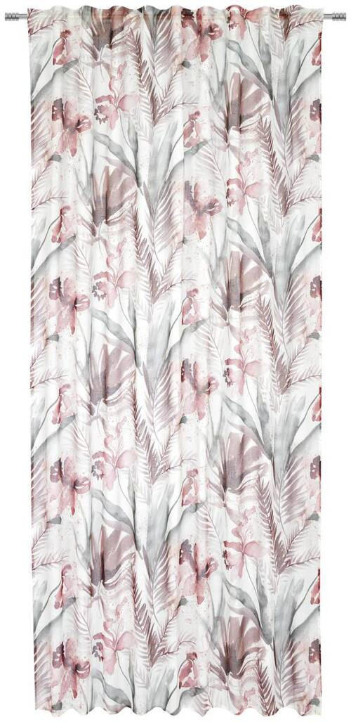 FERTIGVORHANG halbtransparent  - Aubergine, Konventionell, Textil (140/245cm) - Esposa