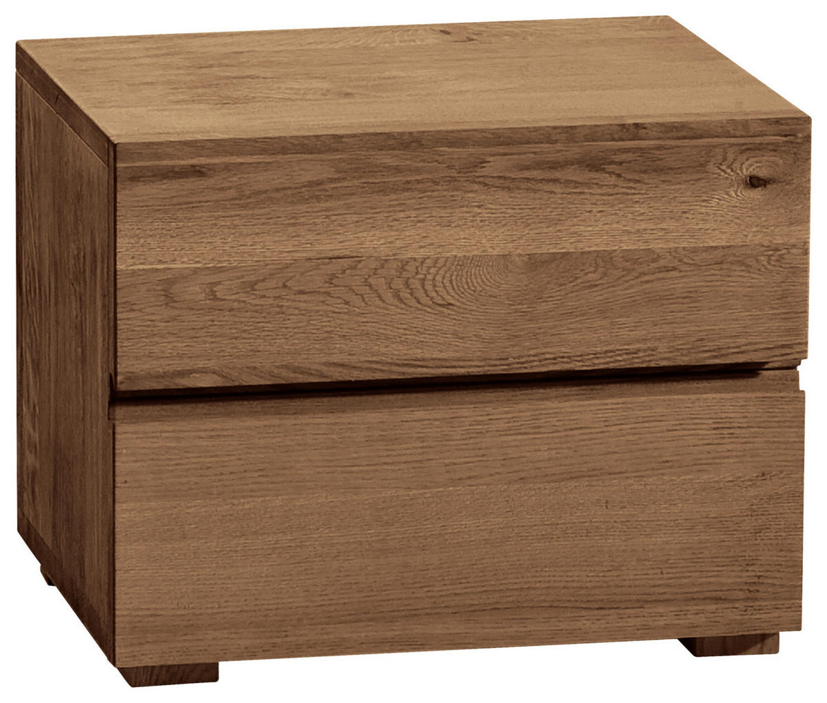 NACHTSCHRANK 50/40/40 cm Eiche massiv  - Design, Holz (50/40/40cm) - Hasena