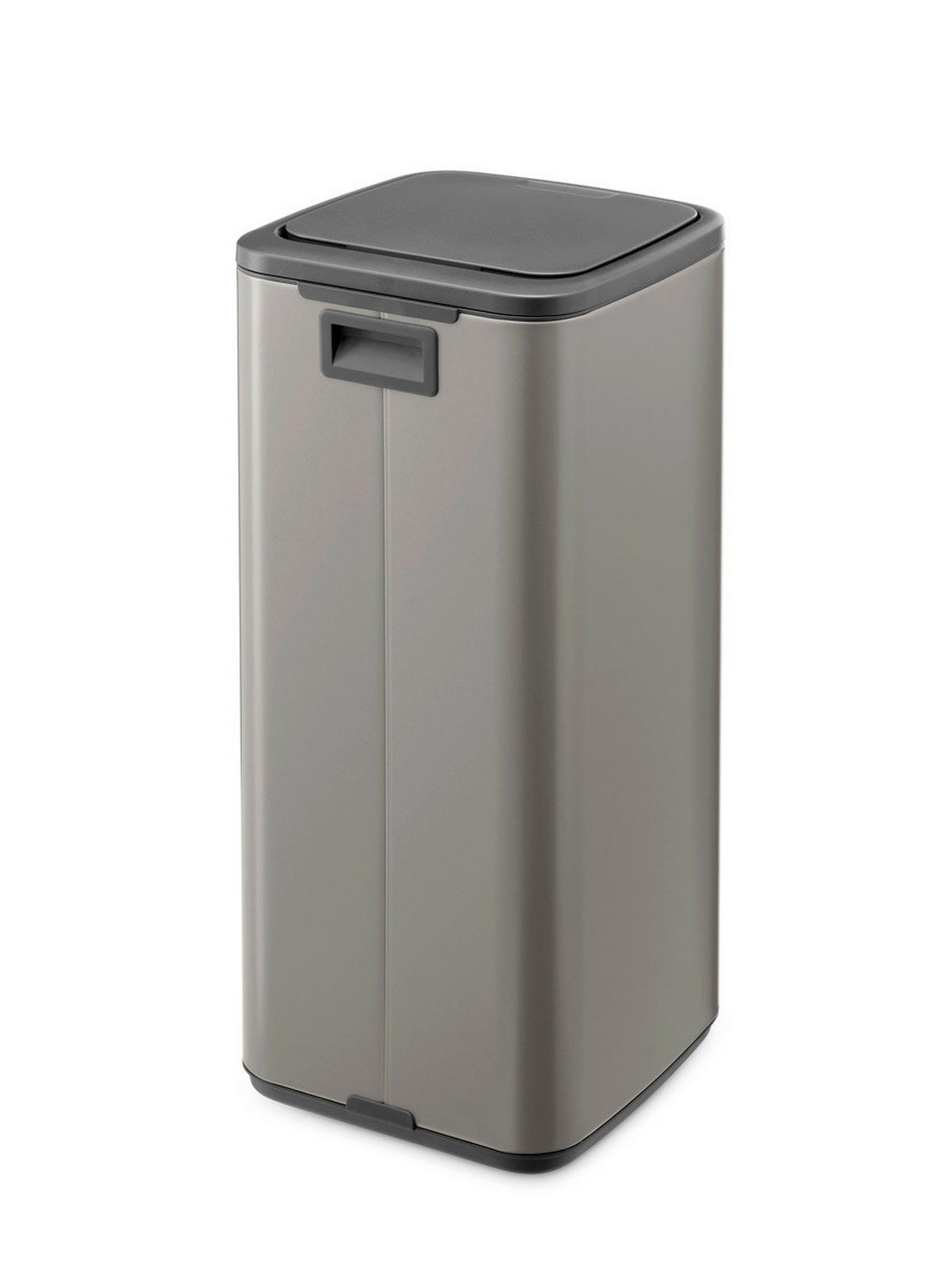 KANTA SA PAPUČICOM  30 l   - antracit/platinasta, Dizajnerski, metal/plastika (28/65/30,5cm) - Brabantia