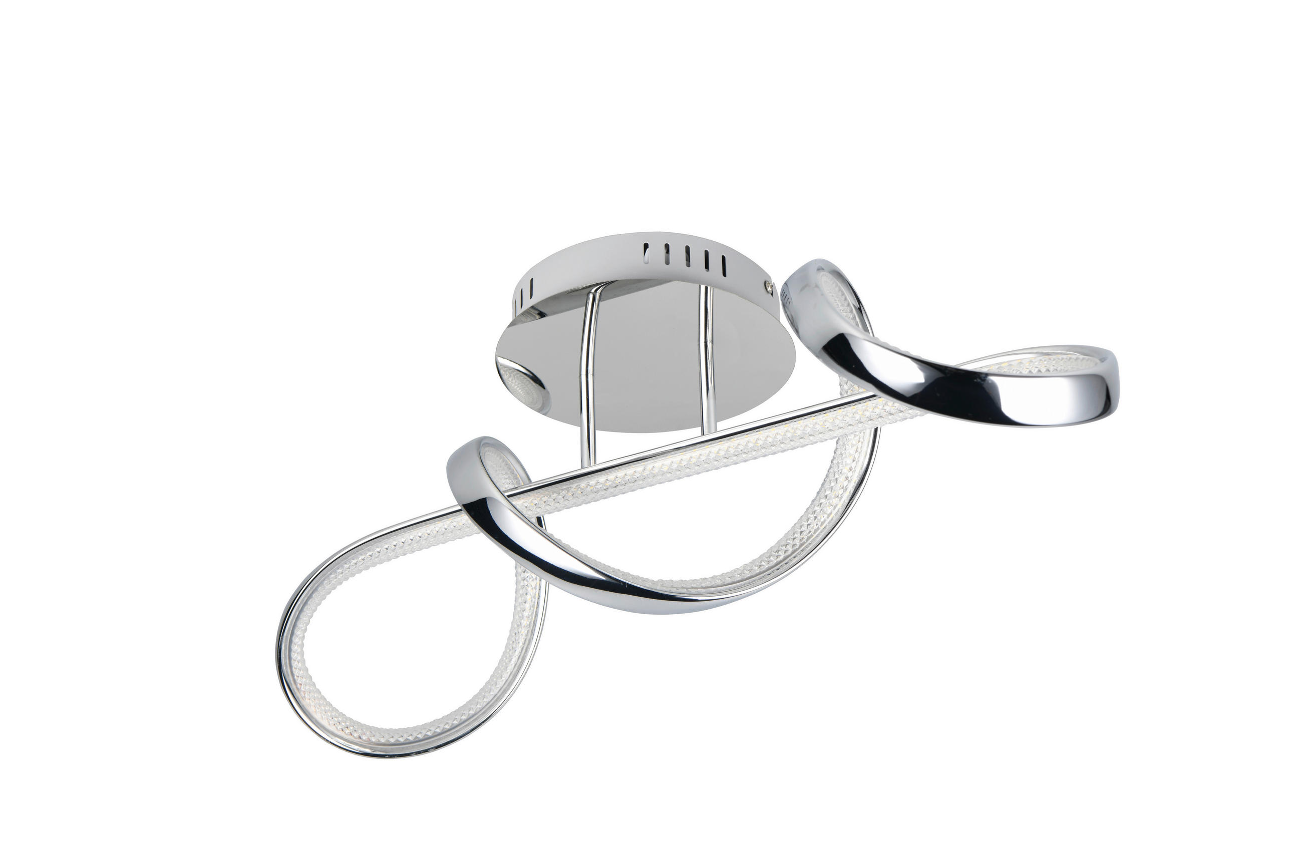 LED SVJETILJKA STROPNA Padua  - boje kroma, Design, metal (60/18/22cm)