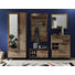 GARDEROBENSCHRANK 79/200/38 cm - Anthrazit/Naturfarben, Trend, Glas/Holzwerkstoff (79/200/38cm) - Voleo GARDEROBENSCHRANK 79/200/38 cm - Anthrazit/Naturfarben, Trend, Glas/Holzwerkstoff (79/200/38cm) - Voleo