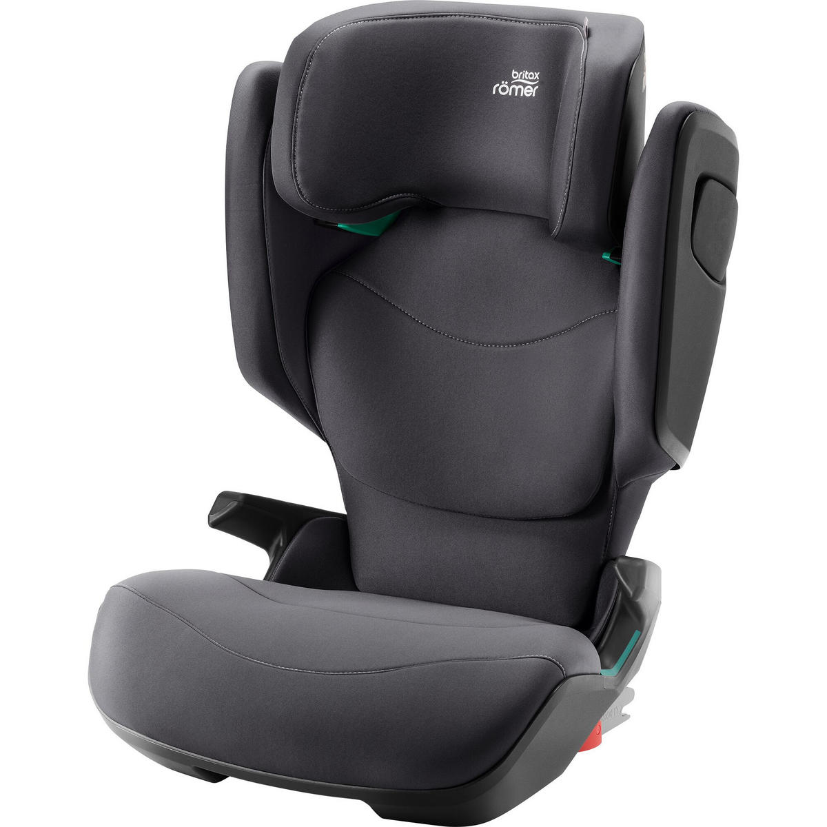 BILBARNSTOL Kidfix Pro M  - mörkgrå, Basics, textil/plast (56/70/40cm) - Britax Römer
