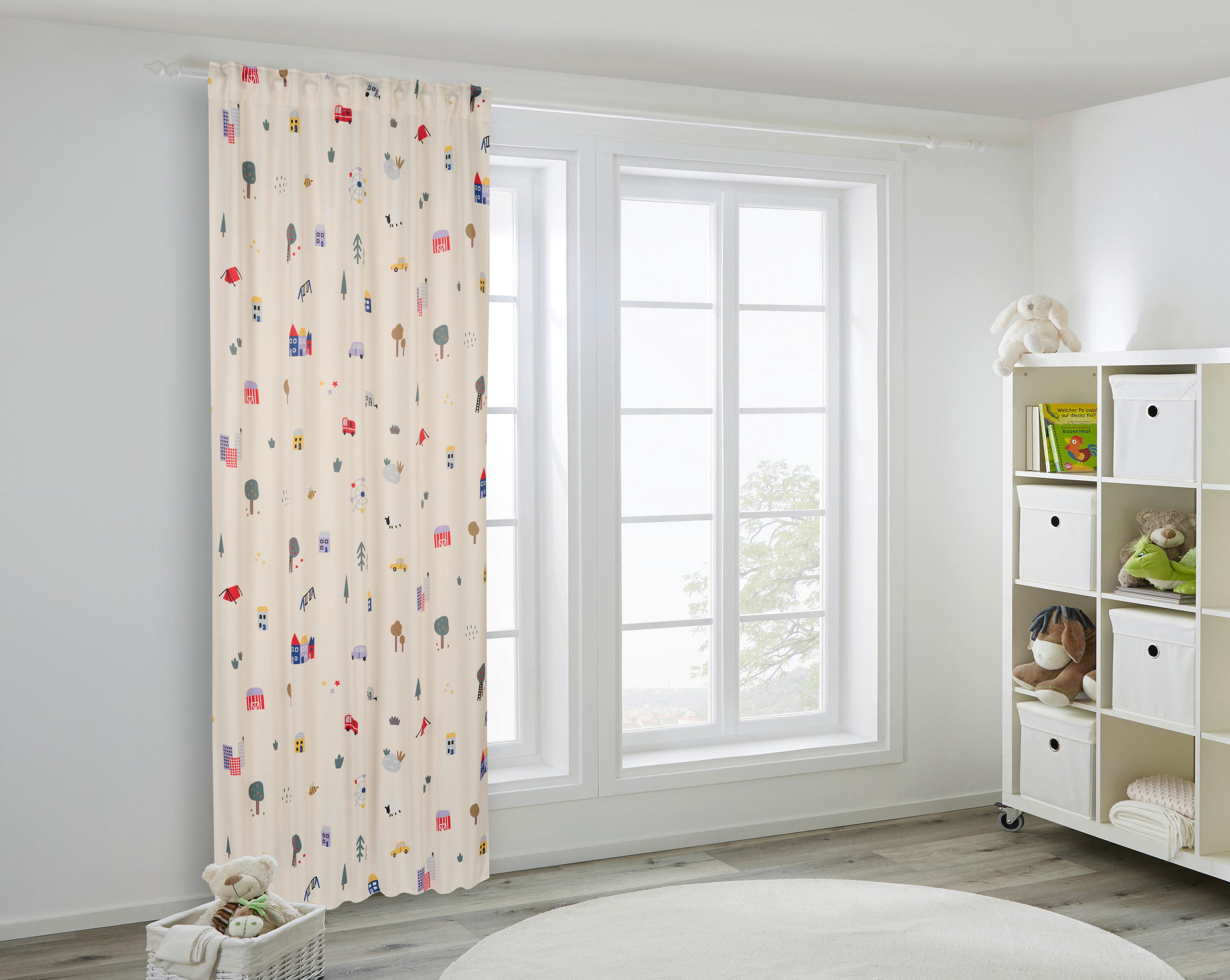 DĚTSKÝ ZÁVĚS, neprůsvitné, 130/245 cm - vícebarevná, Konvenční, textil (130/245cm) - Ben'n'jen