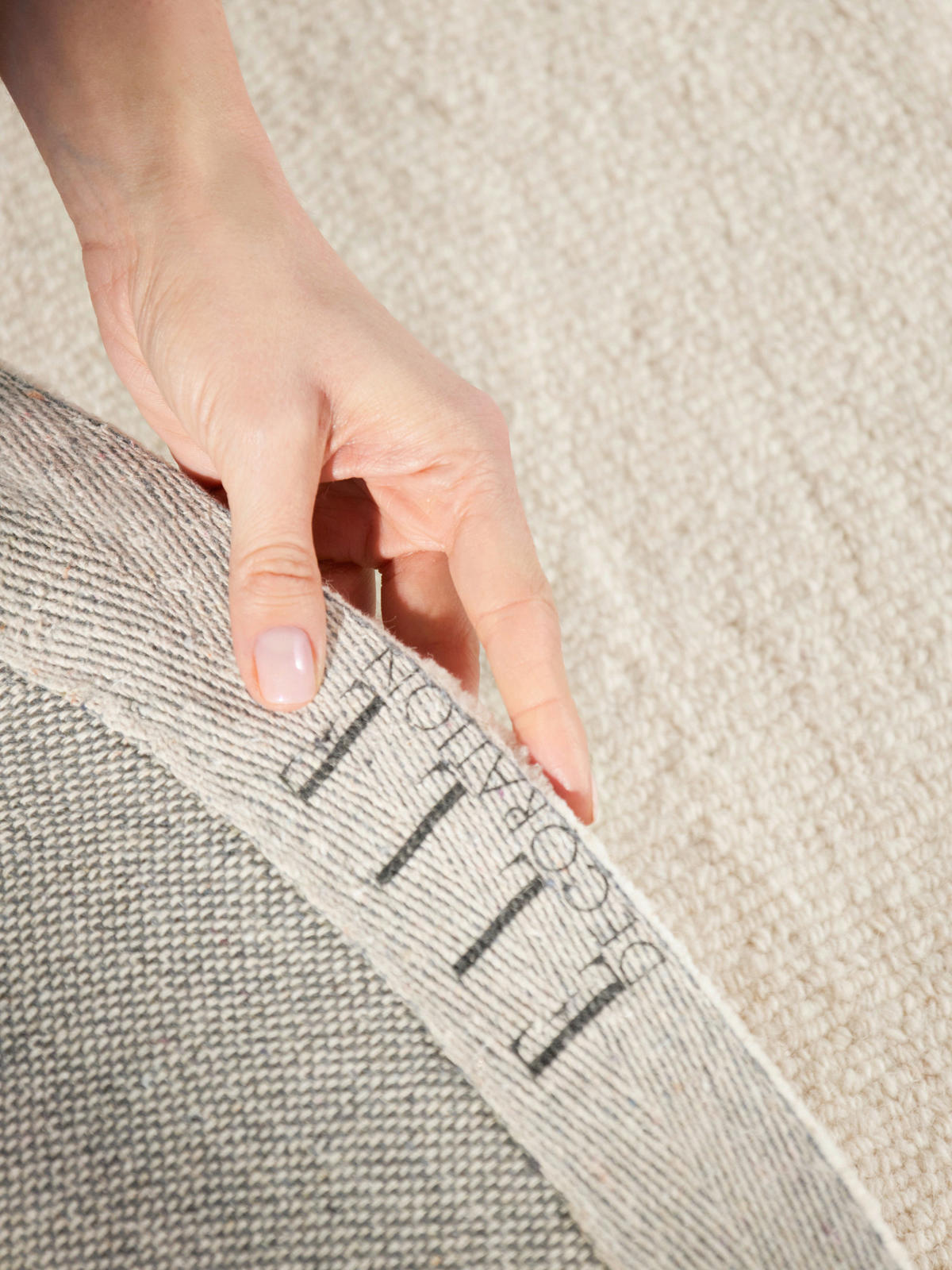 WOLLTEPPICH 200 cm Puristic Creme rund  - Creme, Basics, Textil (200cm) - Elle Decoration