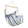 HÄNGESESSEL comfort outdoor 110/160/180 cm  - Weiß/Dunkelblau, KONVENTIONELL, Holz/Textil (110/160/180cm) - La Siesta