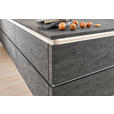 EINBAUKÜCHE   - Eichefarben/Grau, Design, Holzwerkstoff - Dieter Knoll