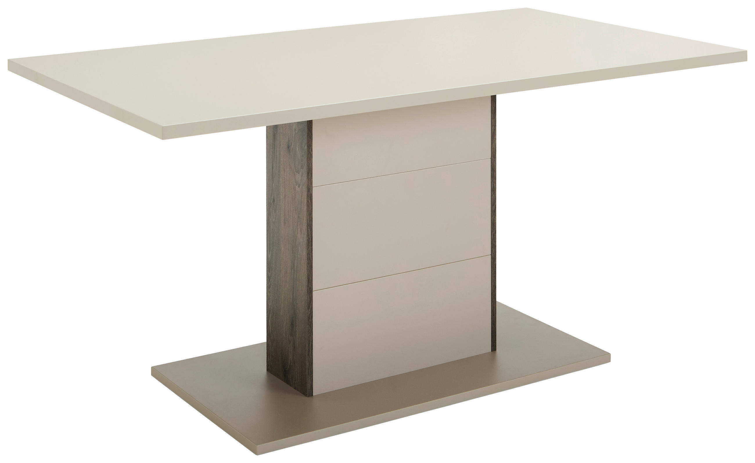 ESSTISCH rechteckig Grau, Eichefarben  - Eichefarben/Grau, MODERN, Holzwerkstoff (160/78/90cm) - Hom`in