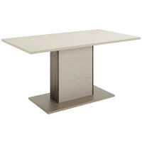 ESSTISCH rechteckig Grau, Eichefarben  - Eichefarben/Grau, MODERN, Holzwerkstoff (160/78/90cm) - Hom`in