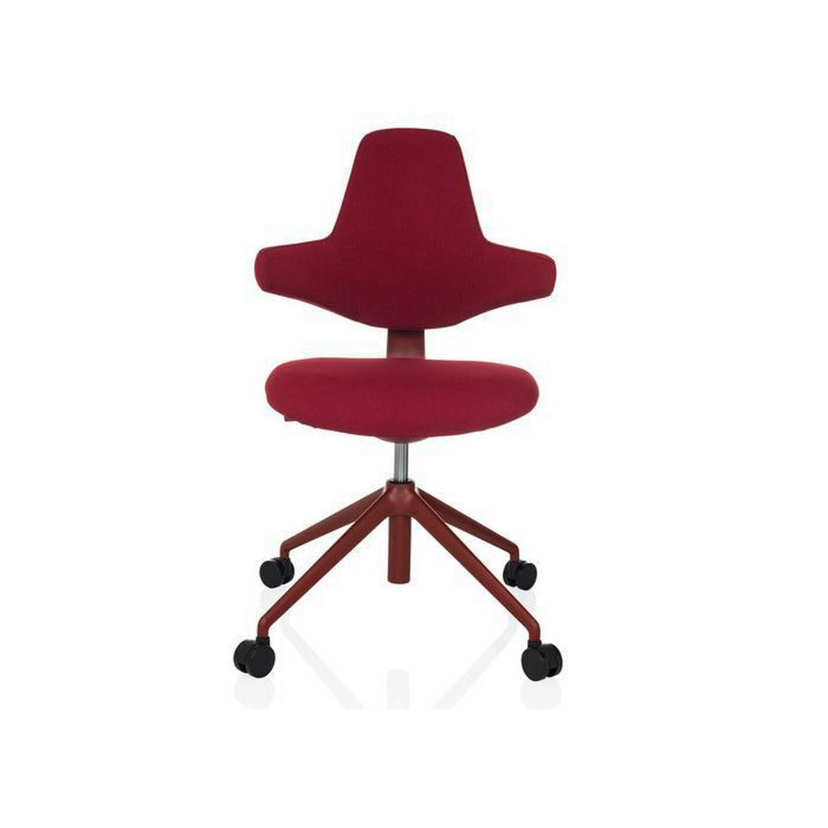 DREHSTUHL  in Flachgewebe Rot  - Rot, MODERN, Kunststoff/Textil (58/87 - 97/57cm) - MID.YOU