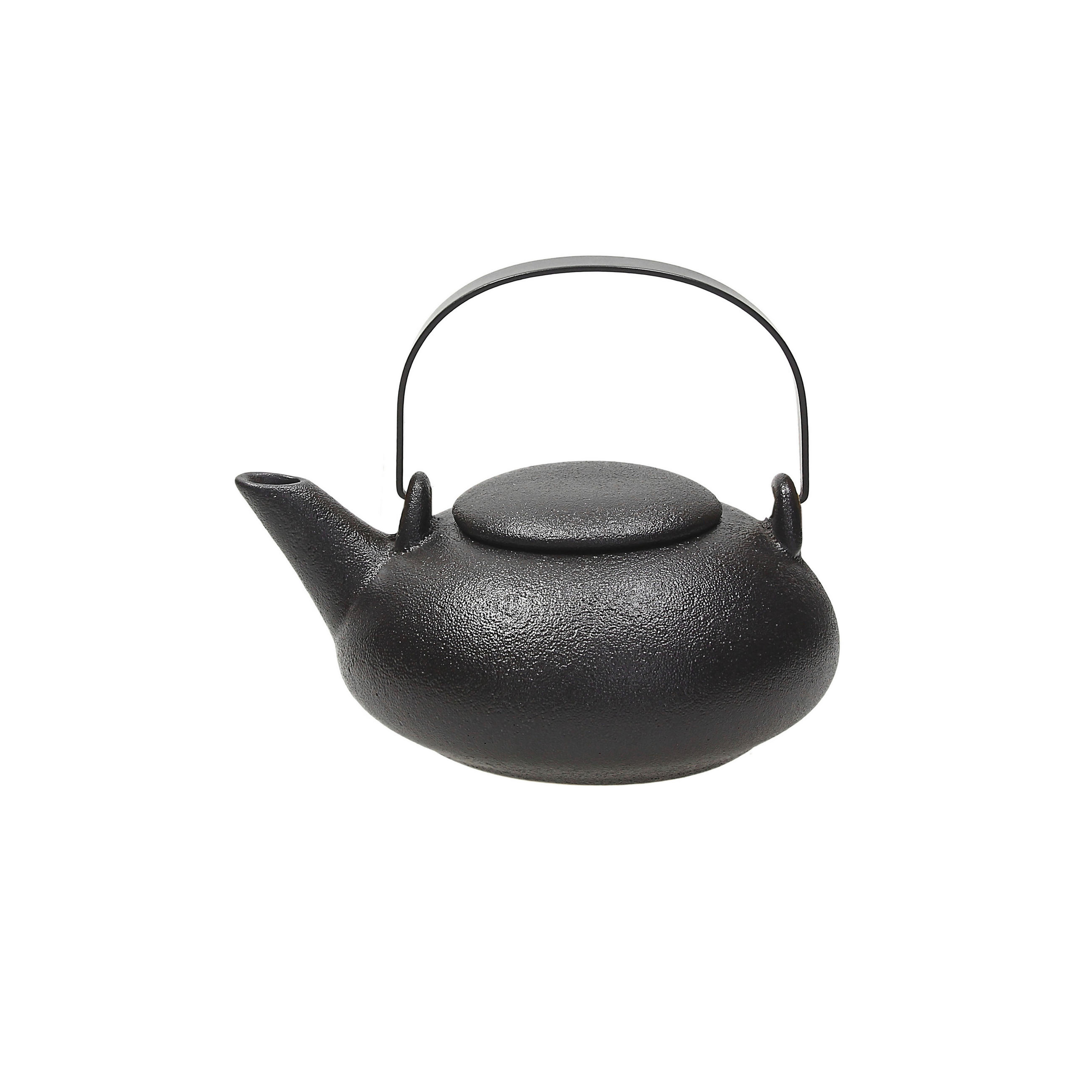 VRČ ZA ČAJ    600 ml - črna, Basics, keramika (19/16/8.5cm) - Tognana