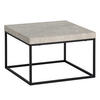COUCHTISCH in Holzwerkstoff 60/60/38 cm  - Sandfarben/Schwarz, Design, Holzwerkstoff/Metall (60/60/38cm) - Livetastic