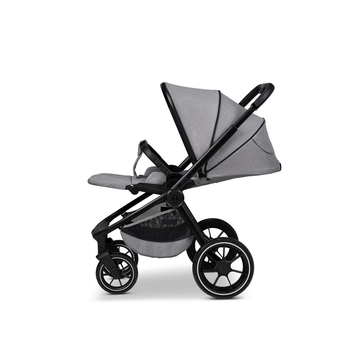 BUGGY Sport  - Schwarz/Grau, Basics, Textil (95/57/105cm) - Moon