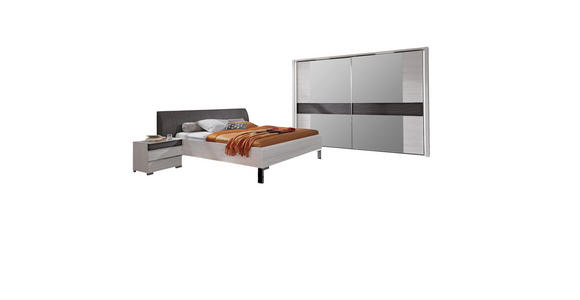 SCHLAFZIMMER in Braun, Weiß - Braun/Weiß, Design, Holzwerkstoff (180/200cm) - Dieter Knoll