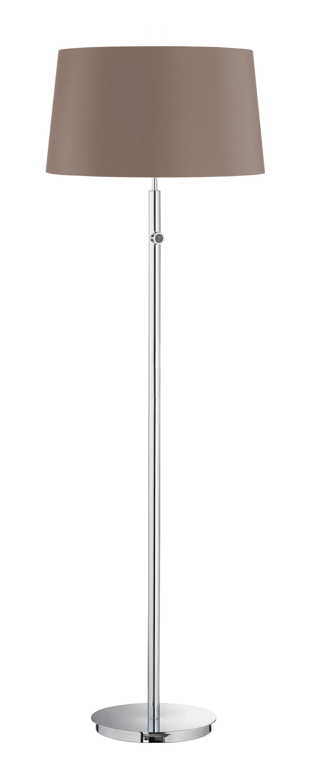 LED-STEHLEUCHTE 45/144 cm    - Taupe/Chromfarben, Basics, Kunststoff/Metall (45/144cm) - Joop!