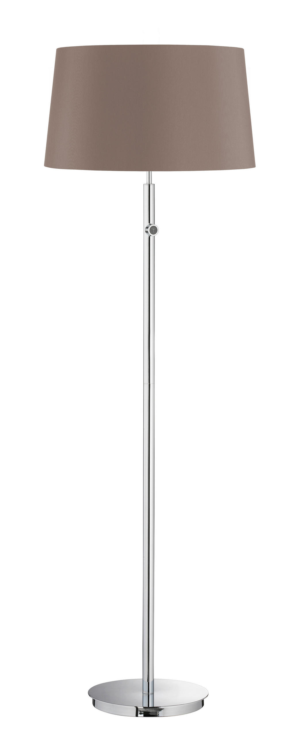 LED-STEHLEUCHTE 45/144 cm    - Taupe/Chromfarben, Basics, Kunststoff/Metall (45/144cm) - Joop!
