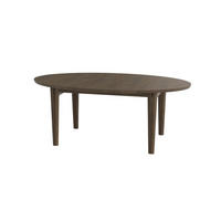 MATBORD 190-290/109/74 cm massivt trä, delar i massivt trä  trä utdragbar, finns i olika träslag oval valnötsfärgad  - valnötsfärgad, Klassisk, trä (190-290/109/74cm) - Skovby