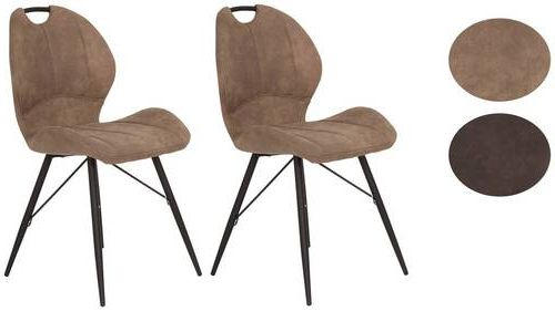 Schalenstuhl Kate S Schlammfarben 2er-Set