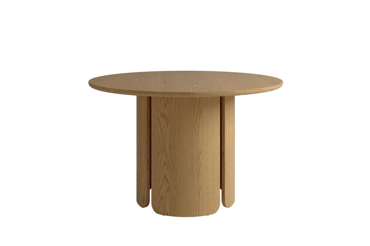 ESSTISCH 120/120/76 cm Echtholz, Nachbildung  Holzwerkstoff rund Eichefarben  - Eichefarben, MODERN, Holzwerkstoff (120/120/76cm) - Schöner Wohnen